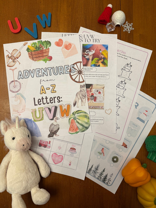 Letter UVW Activities