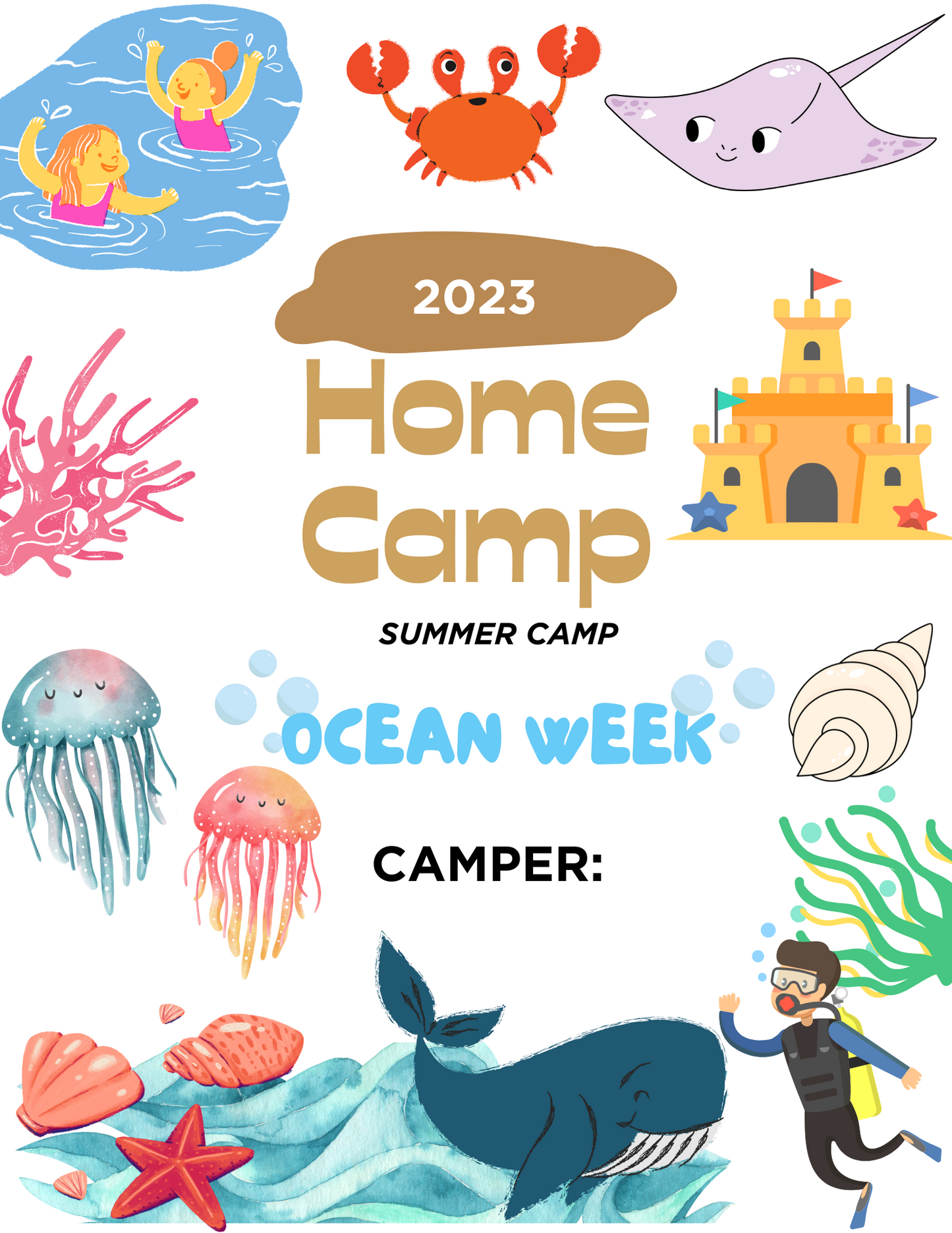 HOME CAMP- OCEAN WEEK