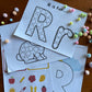 Alphabet Dots: Letter R