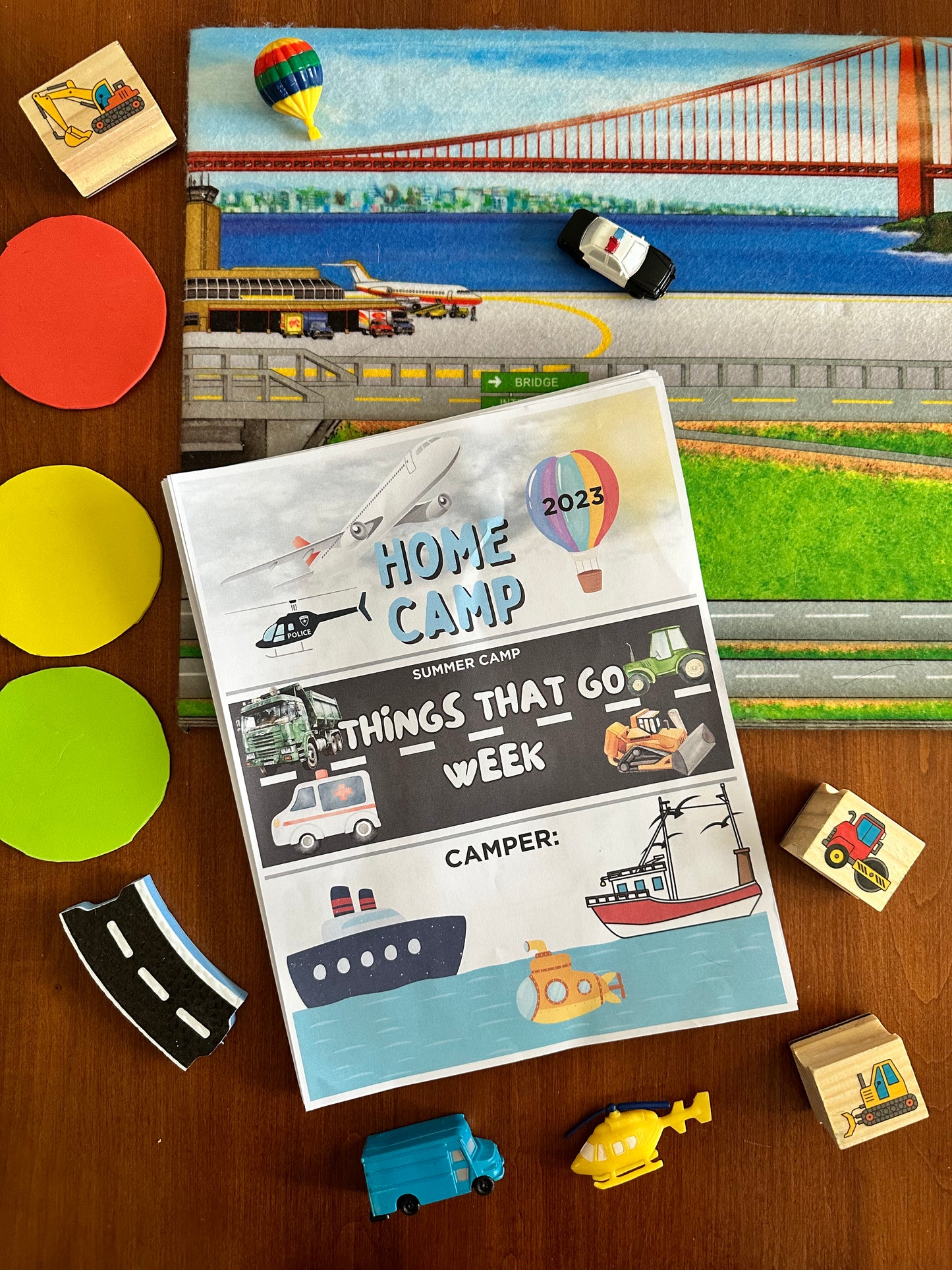 HOME CAMP - THINGS THAT GO WEEK