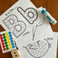 Alphabet Dots: Letter B