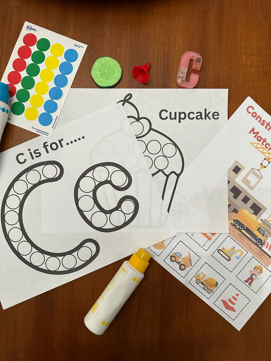 Alphabet Dots: Letter C