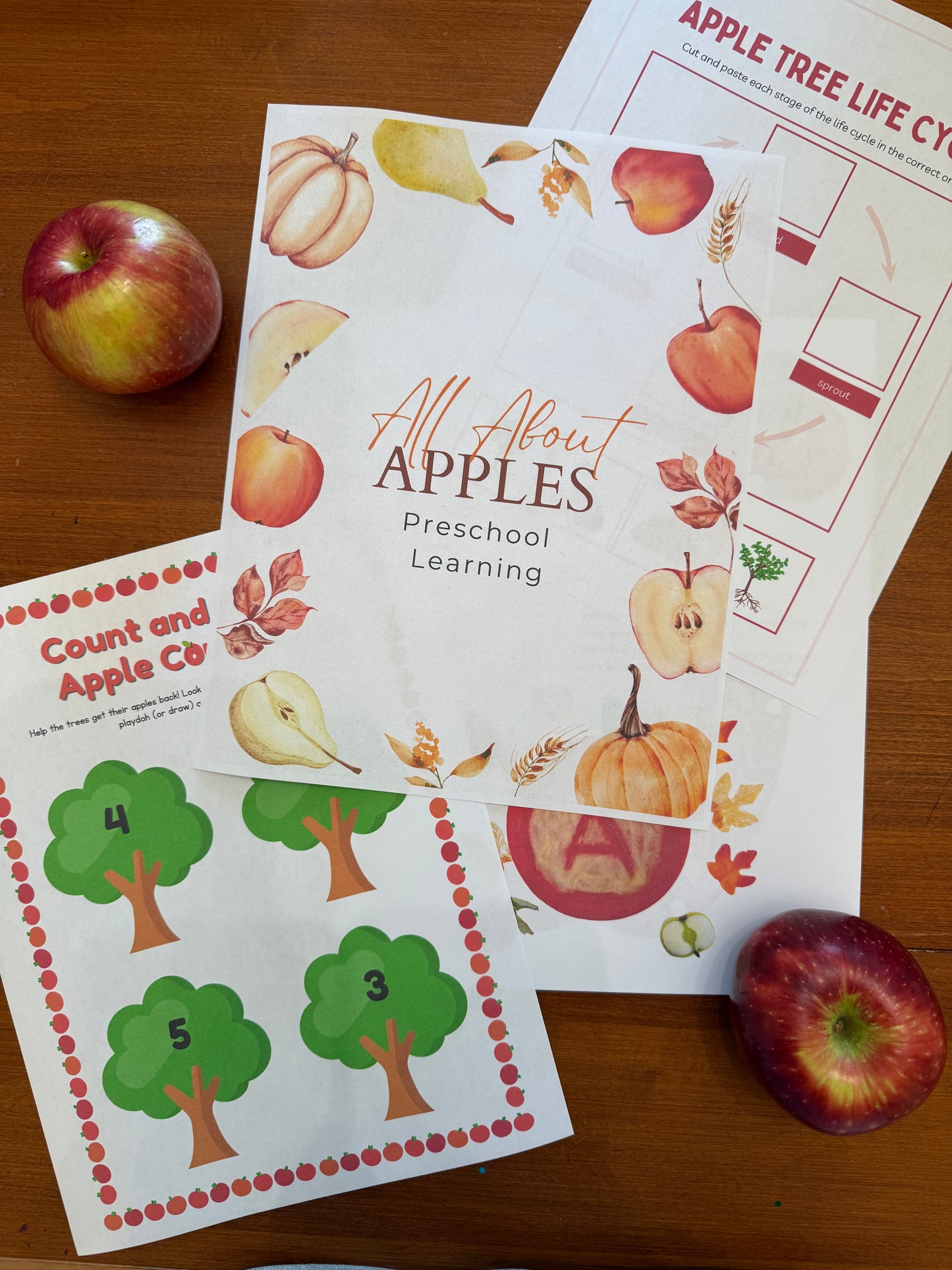 Preschool At Home Vol 1: Apples