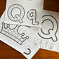 Alphabet Dots: Letter Q