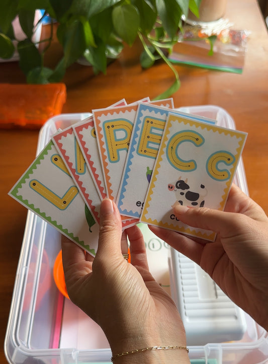 Toddler Tracing ABC Cards