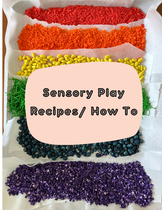 Sensory Play Recipes & How To